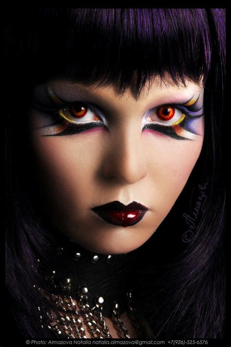 Goth by po4ti-budda on DeviantArt Goth Eye Makeup, Gothic Makeup, Gothic Beauty, Beauty Makeup ...