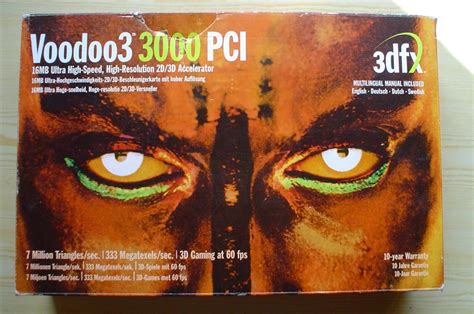 tdfx.de -->3dfx Voodoo 3 3000 PCI