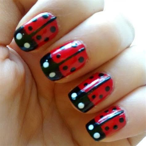 Lady bug nail design | Маникюр