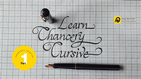 #chancerycalligraphy Chancery cursive basic calligraphy for beginners ...