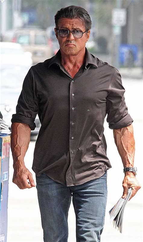 Sylvester Stallone at almost 70 years old #bodybuilding #fitness #gym # ...