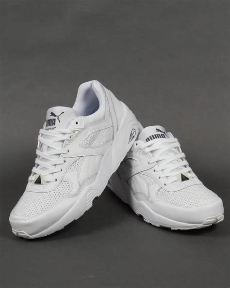 Puma R698 Core Leather Trainers White/white, Runner, Sneaker, Men's