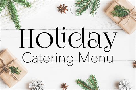 Catering Holiday Menu - Davians