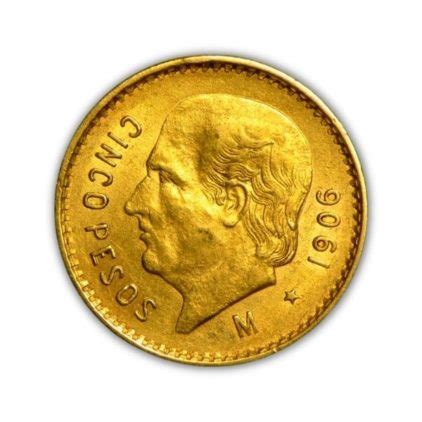 Mexican 5 Peso Gold Coin - Hero Bullion