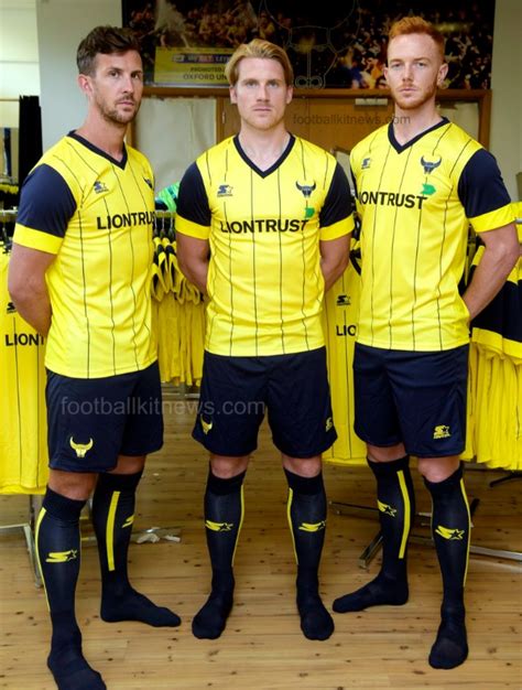 New Oxford United Kit 2016/17 | Starter Clothing OUFC Home Shirt 16/17 | Football Kit News