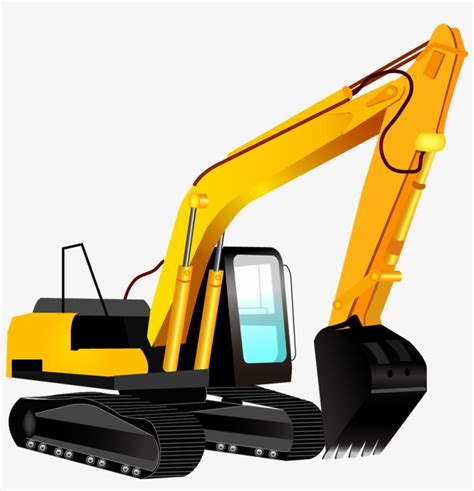 Excavator Dig Digger Machine Equipment - Construction Vehicle - Clip ...