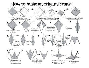 how to fold a crane origami - ZainabJagoda