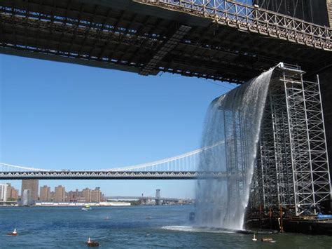 Olafur Eliasson's New York City Waterfalls, June 26 To October 13, 2008