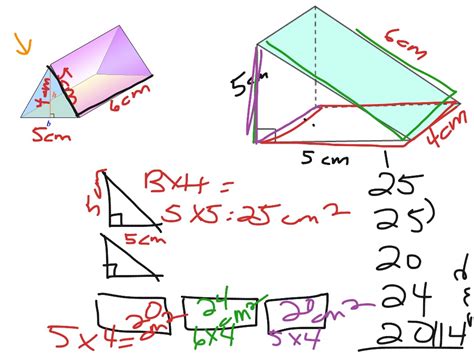 Surface area triangular prism | Math, Measurements | ShowMe