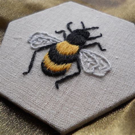 The best of Bee hand embroidery patterns