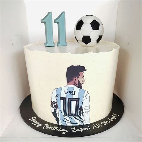 Messi Cake | Football birthday cake, Birthday cake kids, Soccer cake