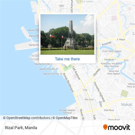 How to get to Rizal Park in Manila by bus or train?