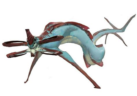 Reaper Leviathan concept art. | Subnautica concept art, Subnautica creatures, Creature design