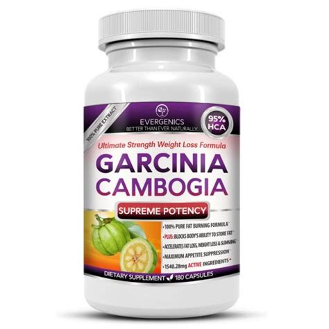 Garcinia Cambogia Weight Loss Formula with 95% HCA • Ultimate Strength ...