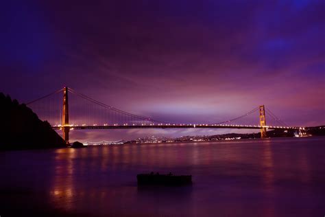 San Francisco bridge during night time HD wallpaper | Wallpaper Flare