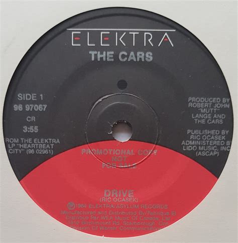 The Cars - Drive (1984, Vinyl) | Discogs