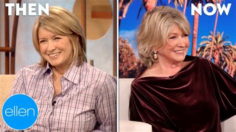 Then and Now: Martha Stewart's First and Last Appearances on 'The Ellen Show' - YouTube