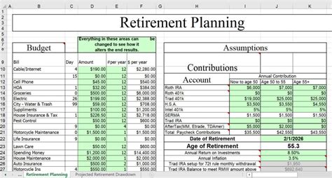 retirement planning spreadsheet | Budgets Are Sexy | Budgets Are Sexy