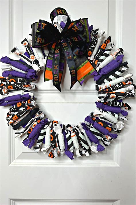 Halloween Candy Wreath | Jeannie Pence