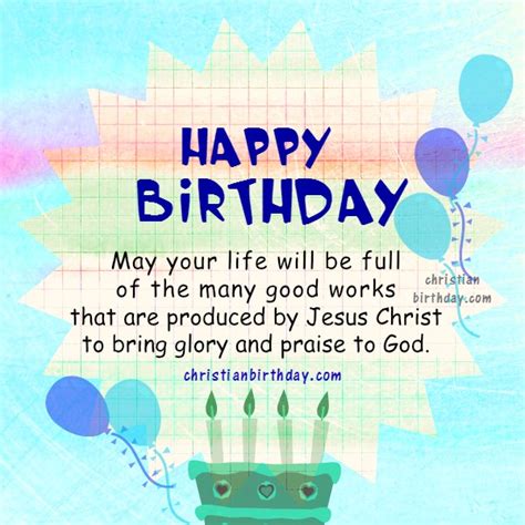 Religious Birthday Quotes for my Son. Happy Birthday Christian Phrases, bible verses and wishes ...