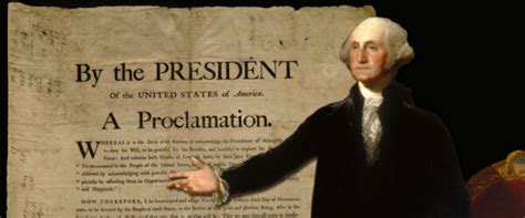 George Washington's Thanksgiving Proclamation from 1789