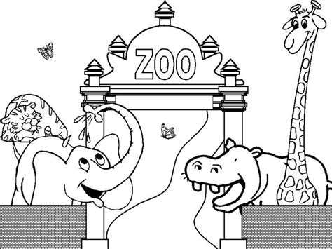 Zoo Coloring Pages To Print | Zoo animal coloring pages, Zoo coloring ...