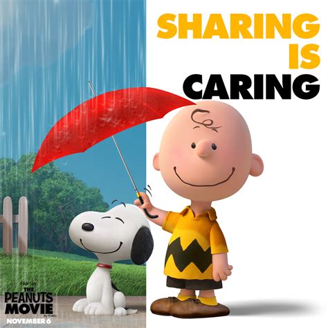 Sharing is caring! Watch the Peanuts Movie gang put their best foot forward November 6 ...