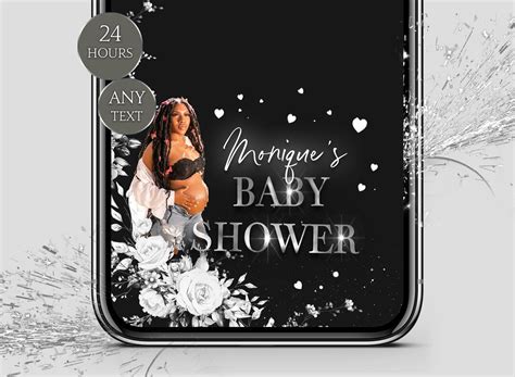 Baby Shower Snapchat Filter, Instagram Story and Facebook Overlay, Welcoming Baby Party Design ...