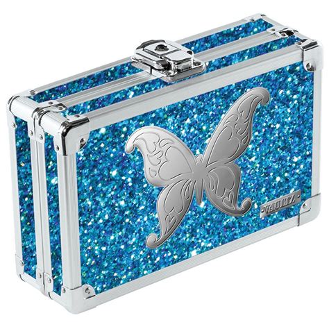 Vaultz Pencil Box Blue Butterfly Design - Walmart.com - Walmart.com