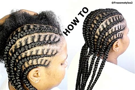 HOW TO DO SIMPLE CORNROW BRAIDS [Video] - https://blackhairinformation.com/video-gallery/simple ...