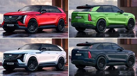 2025 Cadillac Escalade IQ Already Sports Trendy New Colors and Rides Posh on 24s - autoevolution