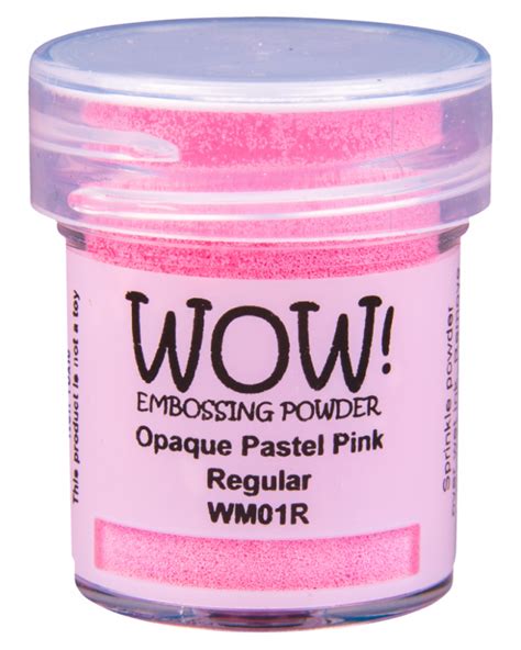 WOW Embossing Powder Pastel Pink - Regular 15ml Jar