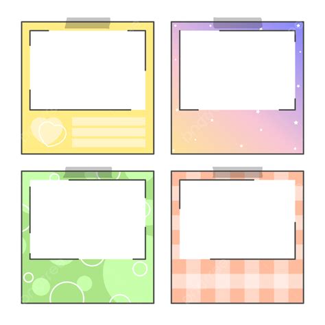 Polaroid Frames Vector Hd Images, Cute Polaroid Frames, Polaroid, S, Frame PNG Image For Free ...