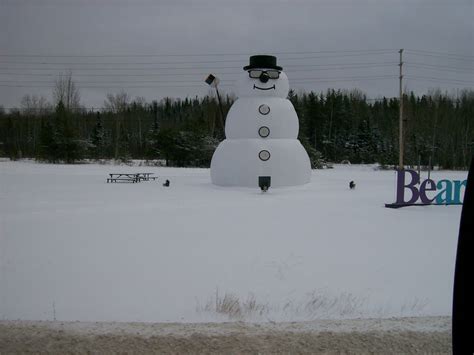 Giant Snowman of Beardmore, Ontario