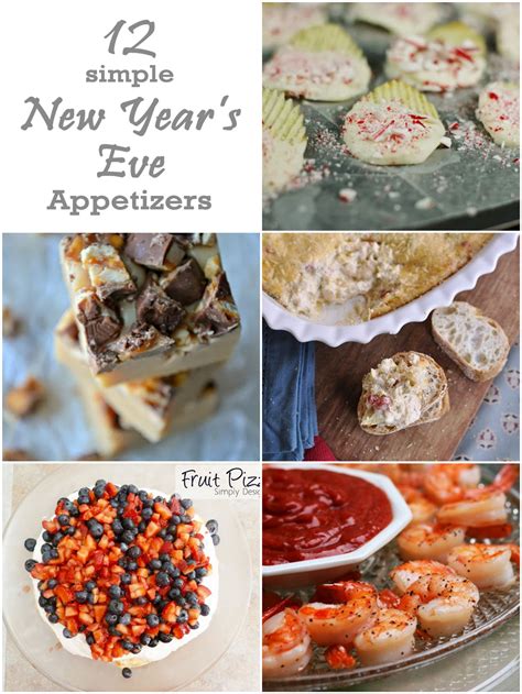 12 Simple Appetizers for New Year's Eve