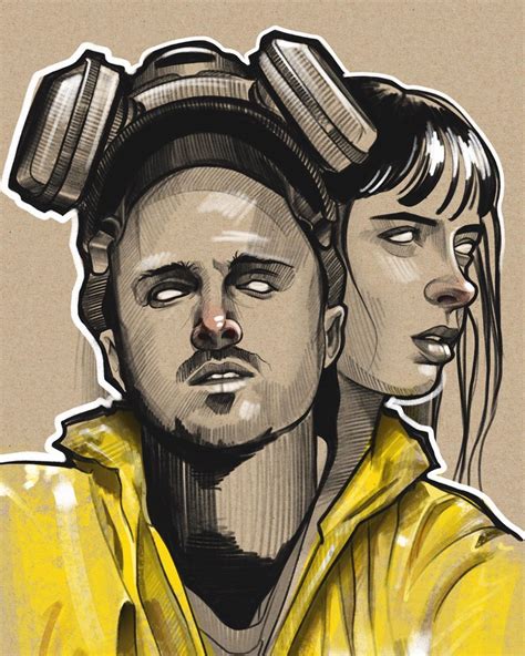 Jesse Pinkman & Jane / Breaking Bad illustration by @onurchavdar | Breaking bad art, Breaking ...