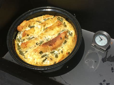 Solar Oven Triumph: Fluffy Egg Strata | Root Simple