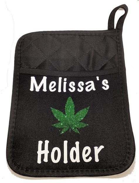 Funny Weed, Cannabis, Pocket Pot Holder Personalized Fun Gift Made to ...