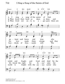 I Sing a Song of the Saints of God | Hymnary.org