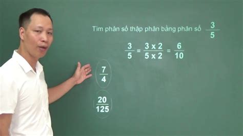 5 1 Phân số thập phân - YouTube