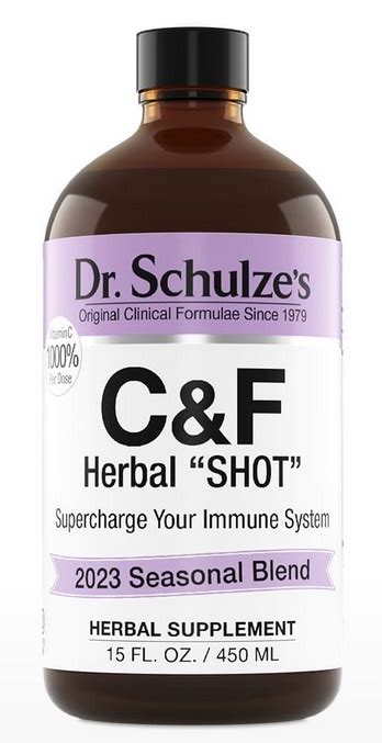 Dr. Schulze's C&F Herbal "SHOT" 15 OZ