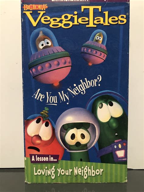 Vintage VeggieTales Are You My Neighbor? VHS 1993 Movie VCR Tape ...