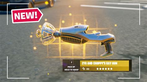 How to get *NEW* Mythic Zyg and Choppy's Ray Gun in Fortnite - Fortnite Character 18 Location ...