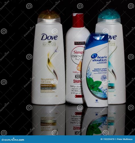 Various brands of shampoo editorial image. Image of healthy - 192259470