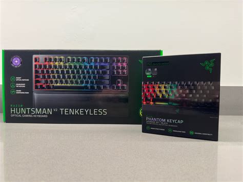 Razer Huntsman V2 TKL w/ Phantom Keycaps, Computers & Tech, Parts & Accessories, Computer ...