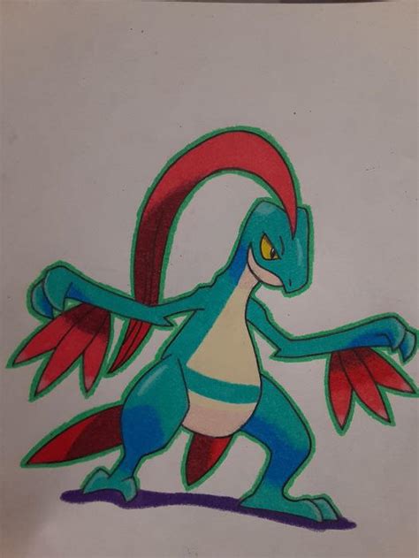 Shiny Grovyle by DavidsonCartoons on DeviantArt