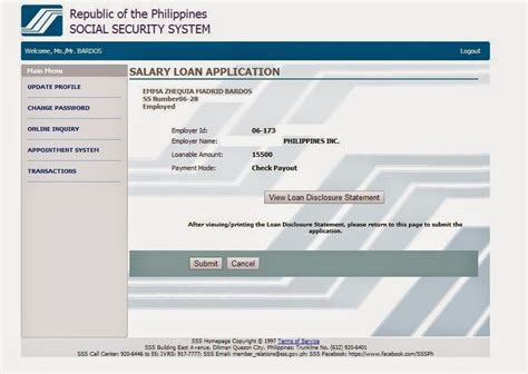 SSS Online Loan Application - Food, Travel and Whatevs