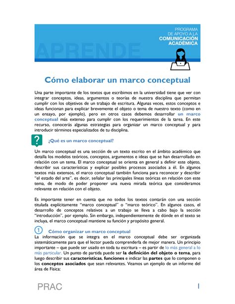 15 Como elaborar un marco conceptual - Cómo elaborar un marco ...