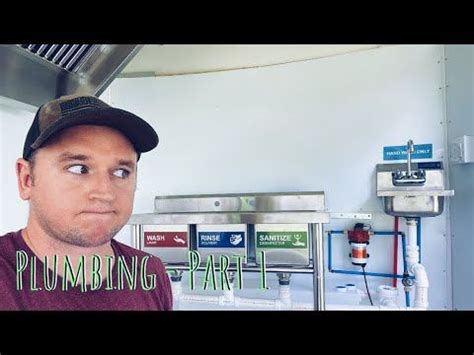 Plumbing Part 1 - Poor Man’s Food Truck - YouTube in 2023 | Food truck, Trucks, Plumbing
