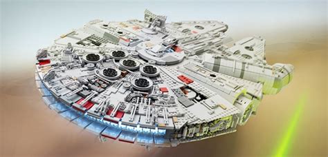 One Fan Took a Year to Build This LEGO Millennium Falcon